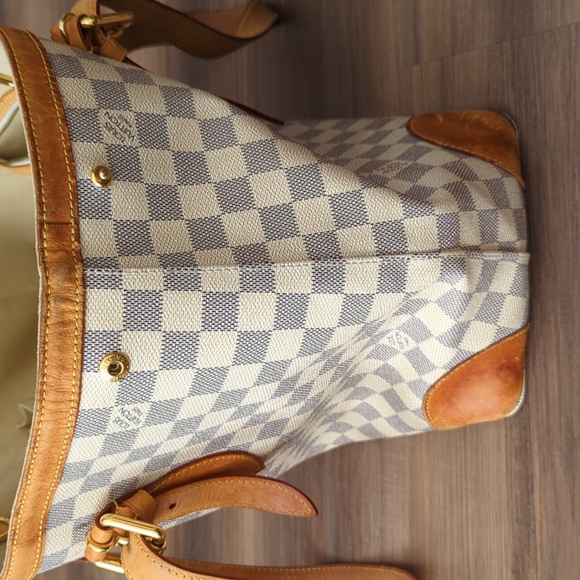 LV Damier Azur Hampstead snap side tote - Picture 13 of 16